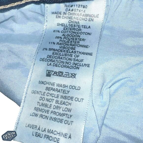 True Religion Women’s HALLE HIGH-WAISTED SUPER SKINNY BLUE DENIM JEANS | NEW!! - Picture 7 of 16